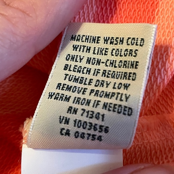 L L Bean Sunset Stripe Rugby Henley Snap Pullover Womens M Costal Preppy Top - Picture 9 of 13